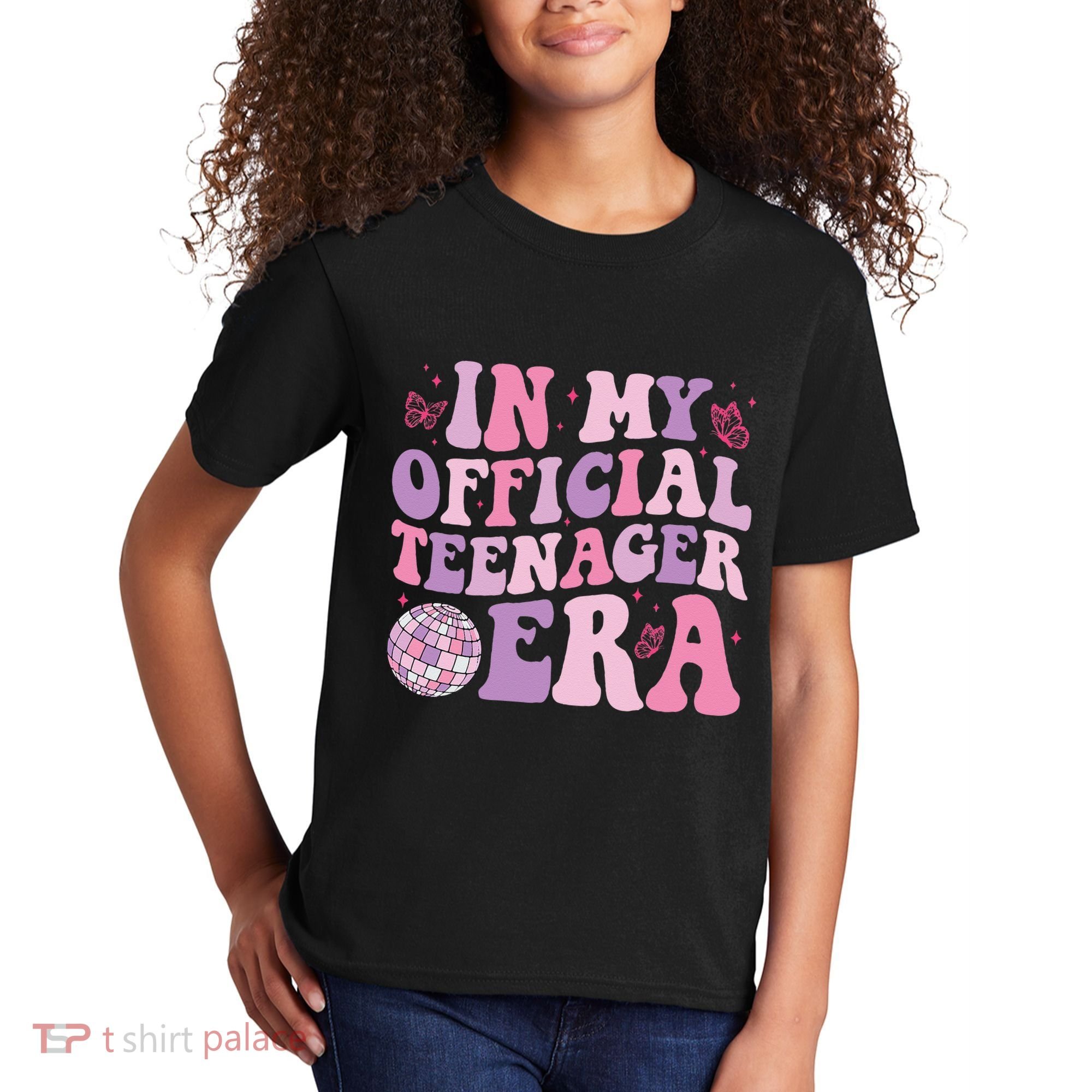 In My Official Nager Era 13th Birthday Version Girls Kids T-Shirt