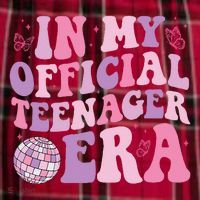 In My Official Nager Era 13th Birthday Version Girls Men's Flannel Plaid Pajama Pants thumb 2