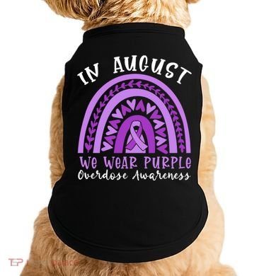 In Memory Of Overdose Awareness Month Doggie Tank