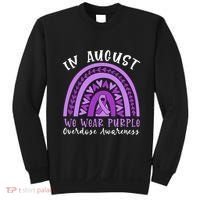 In Memory Of Overdose Awareness Month Sweatshirt thumb 0