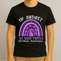 In Memory Of Overdose Awareness Month T-Shirt thumb 3
