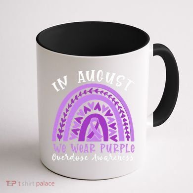 In Memory Of Overdose Awareness Month Coffee Mug back
