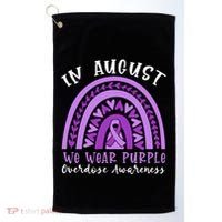 In Memory Of Overdose Awareness Month Golf Towel thumb 0