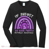 In Memory Of Overdose Awareness Month Women's Long Sleeve Shirt thumb 0
