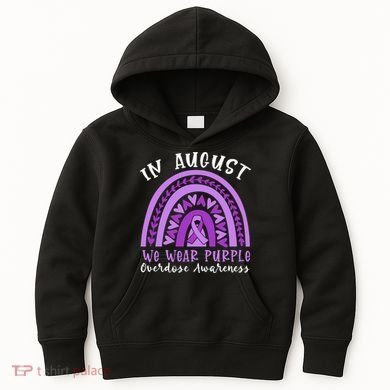 In Memory Of Overdose Awareness Month Kids Hoodie
