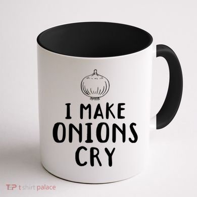 I Make Onions Cry Onion Cooking Kitchen Food Cook Funny Chef Cute Gift Coffee Mug back