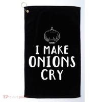 I Make Onions Cry Onion Cooking Kitchen Food Cook Funny Chef Cute Gift Golf Towel thumb 0