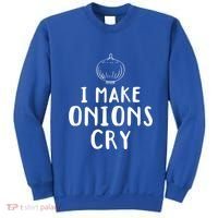 I Make Onions Cry Onion Cooking Kitchen Food Cook Funny Chef Cute Gift Sweatshirt thumb 0