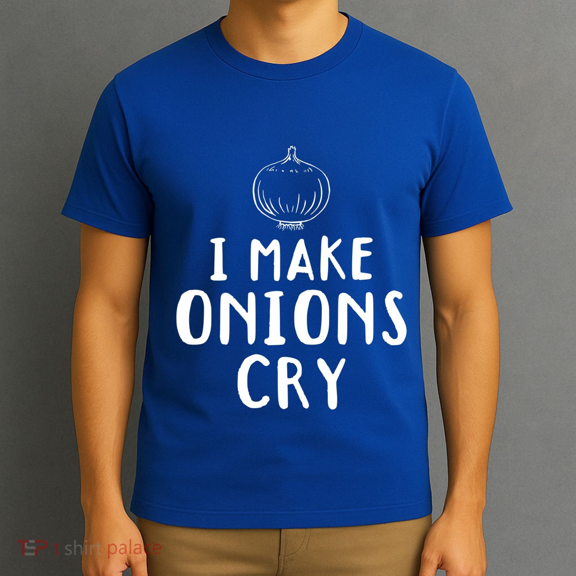 I Make Onions Cry Onion Cooking Kitchen Food Cook Funny Chef Cute Gift T-Shirt