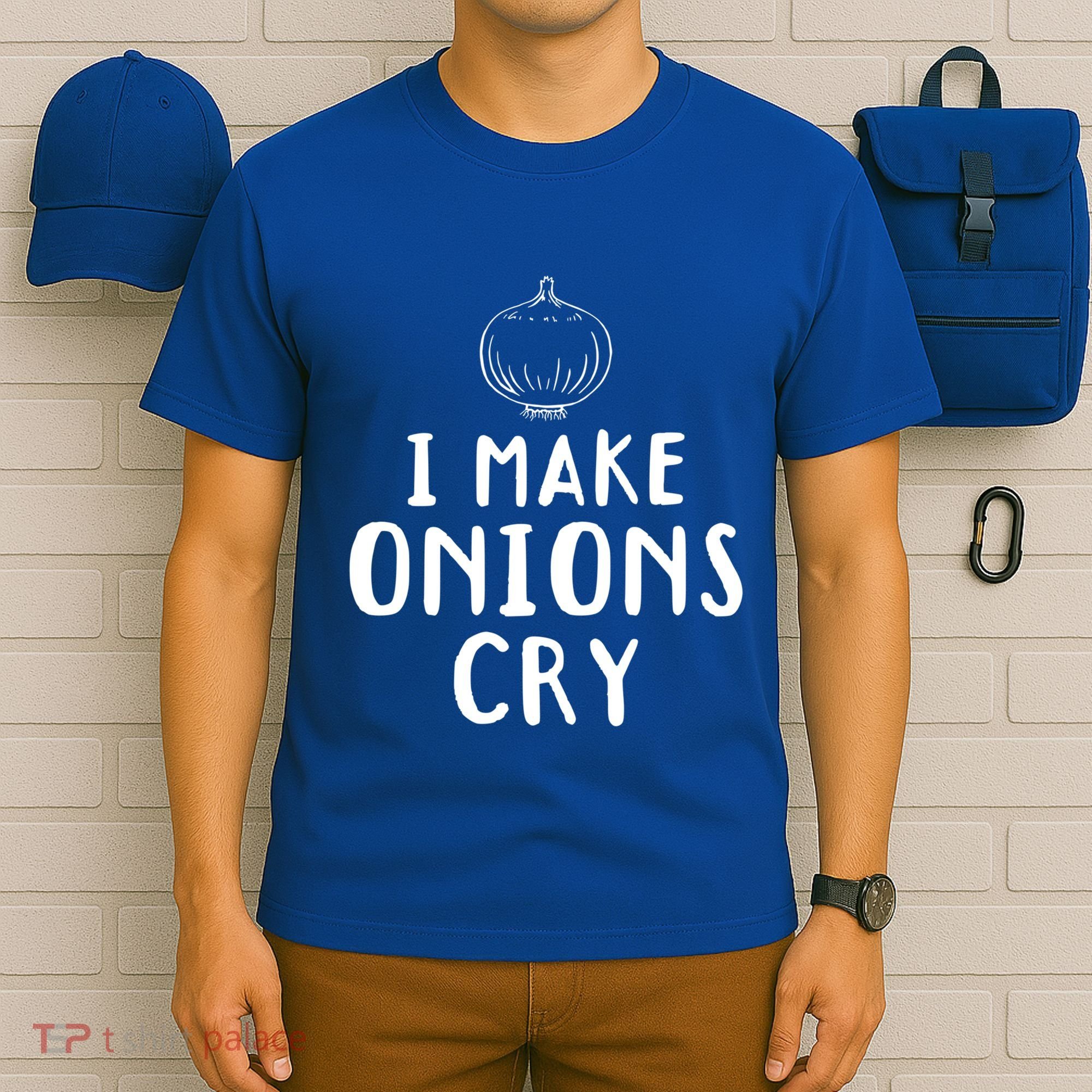 I Make Onions Cry Onion Cooking Kitchen Food Cook Funny Chef Cute Gift T-Shirt