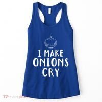 I Make Onions Cry Onion Cooking Kitchen Food Cook Funny Chef Cute Gift Women's Tank Top thumb 0