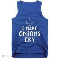 I Make Onions Cry Onion Cooking Kitchen Food Cook Funny Chef Cute Gift Tank Top thumb 0
