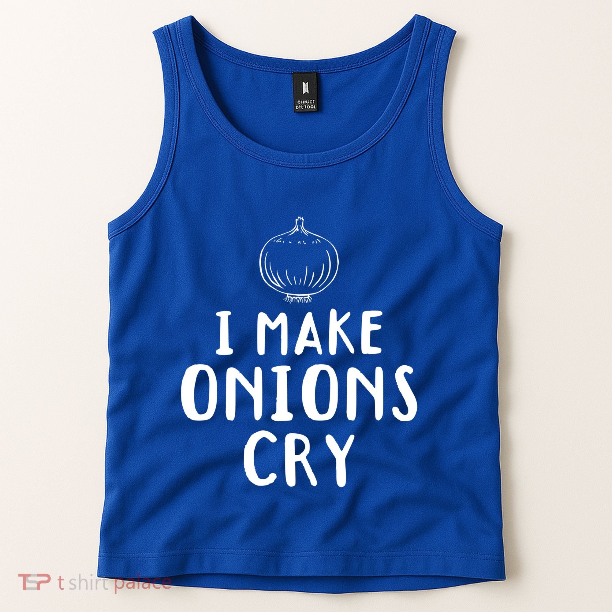 I Make Onions Cry Onion Cooking Kitchen Food Cook Funny Chef Cute Gift Tank Top