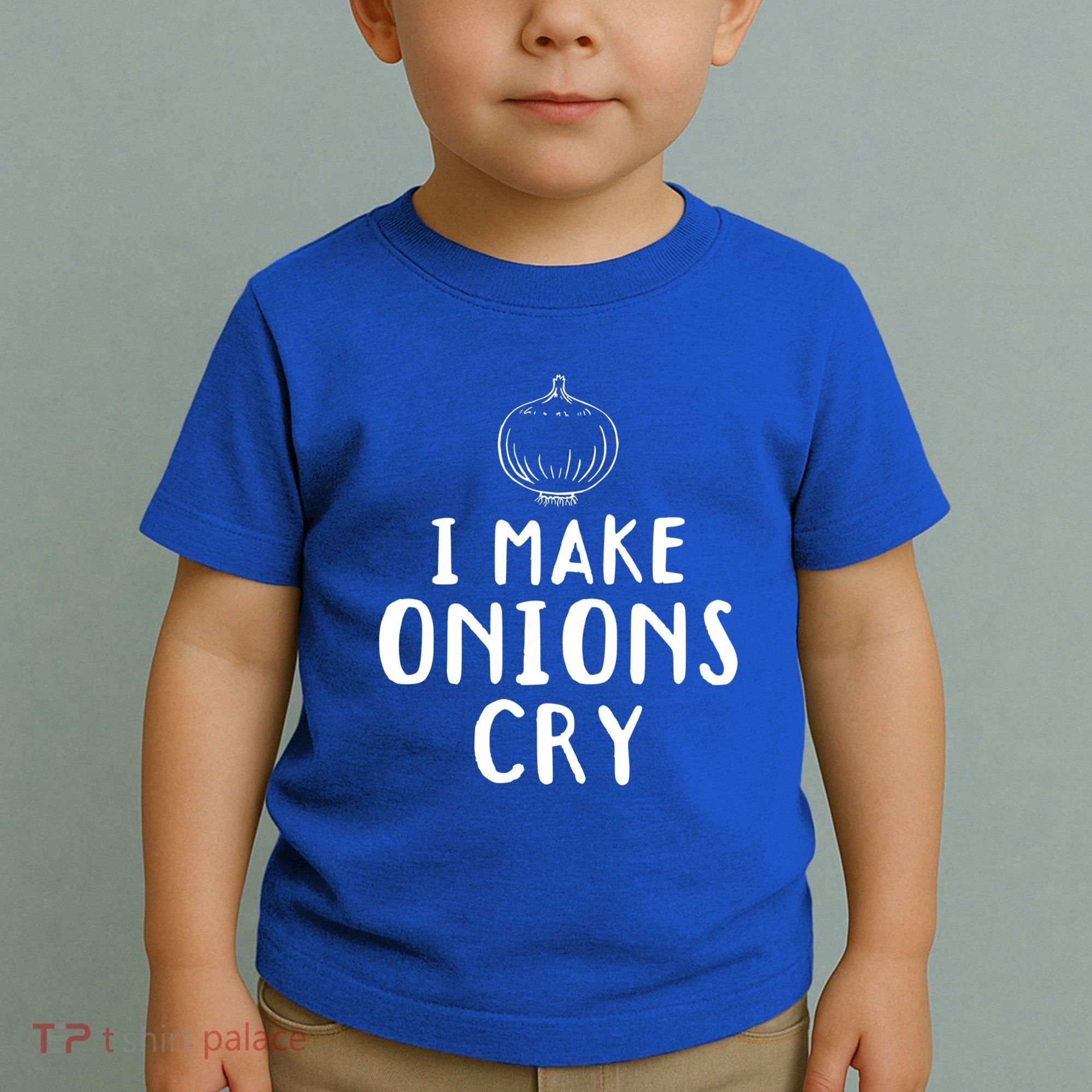 I Make Onions Cry Onion Cooking Kitchen Food Cook Funny Chef Cute Gift Toddler T-Shirt