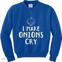 I Make Onions Cry Onion Cooking Kitchen Food Cook Funny Chef Cute Gift Kids Sweatshirt thumb 0