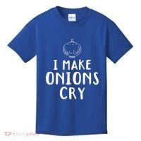 I Make Onions Cry Onion Cooking Kitchen Food Cook Funny Chef Cute Gift Kids T-Shirt thumb 0