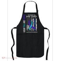 In Memory Of Dad Suicide Awareness Prevention American Flag Apron thumb 0