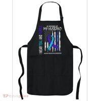 In Memory Of My Husband Suicide Awareness Prevention Flag Apron thumb 0