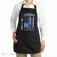 In Memory Of My Husband Suicide Awareness Prevention Flag Apron thumb 2