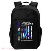 In Memory Of My Husband Suicide Awareness Prevention Flag Backpack thumb 0