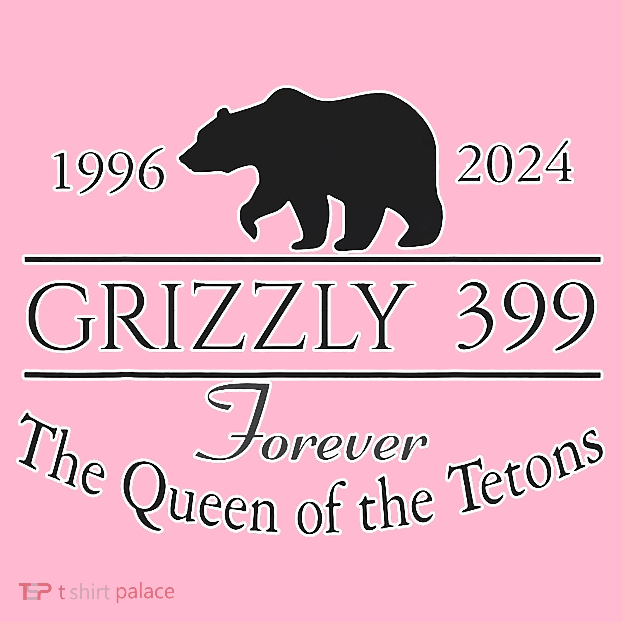 In Memory Of Bear 399 Forever Queen Of The Tetons Coaster