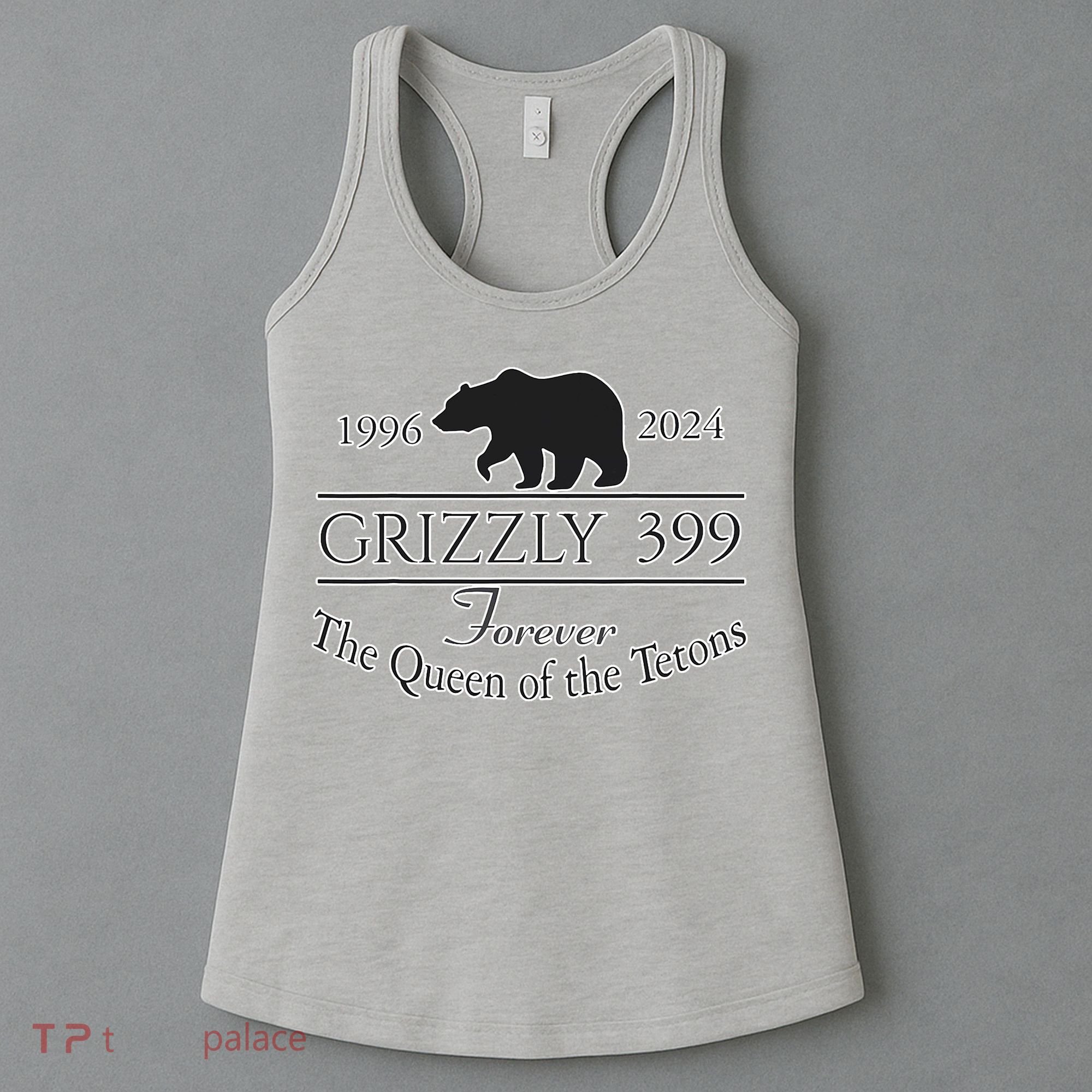 In Memory Of Bear 399 Forever Queen Of The Tetons Women's Tank Top
