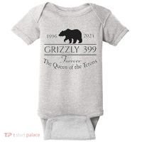 In Memory Of Bear 399 Forever Queen Of The Tetons Baby Bodysuit thumb 0