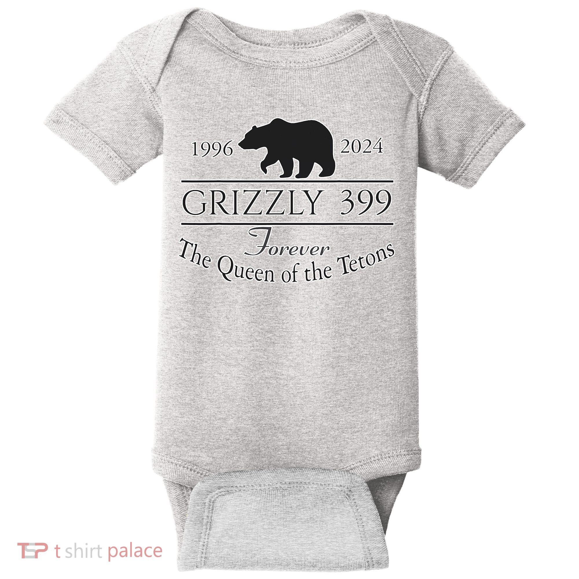 In Memory Of Bear 399 Forever Queen Of The Tetons Baby Bodysuit