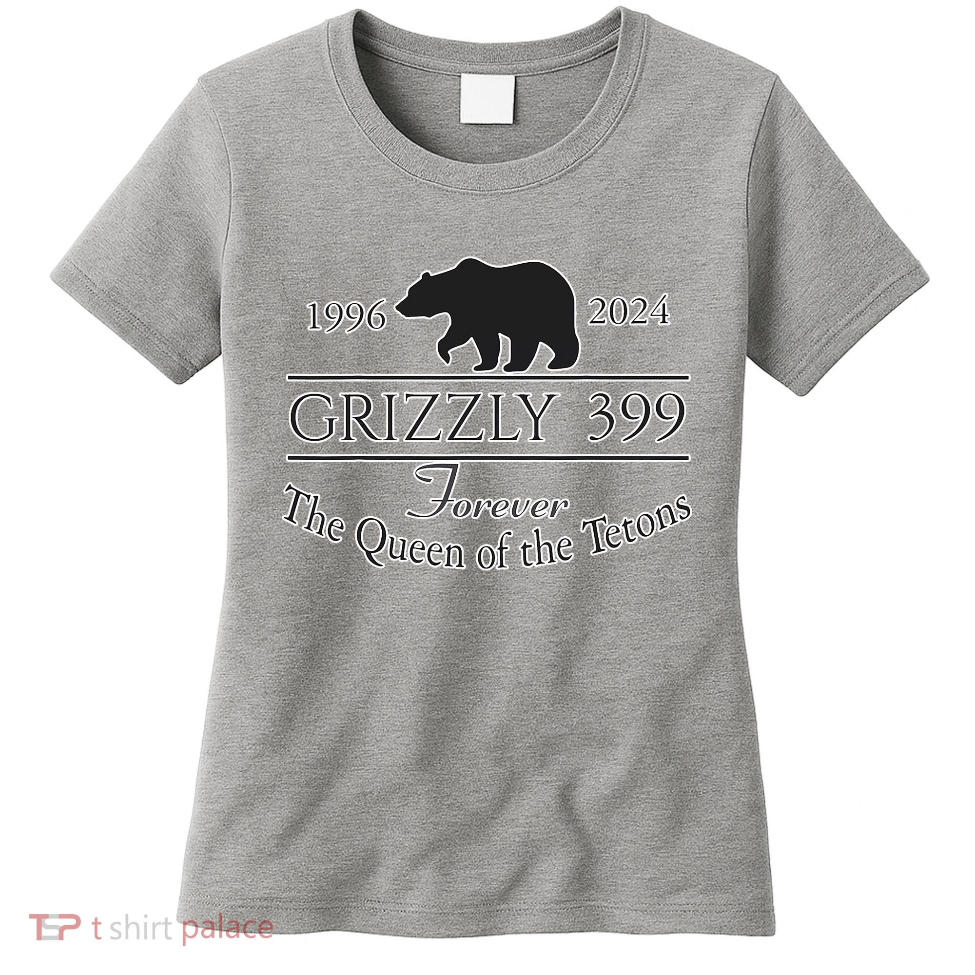 In Memory Of Bear 399 Forever Queen Of The Tetons Women's T-Shirt