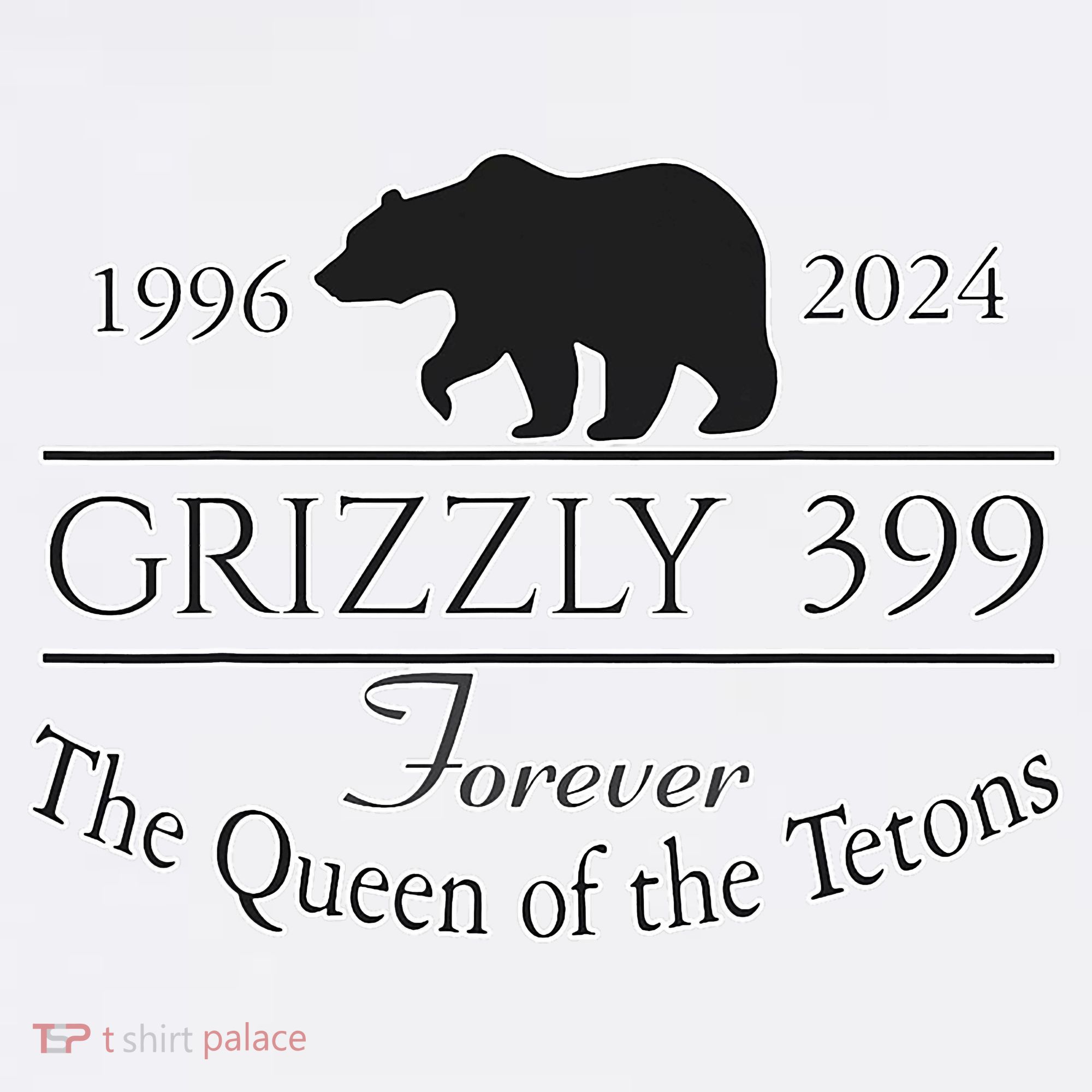 In Memory Of Bear 399 Forever Queen Of The Tetons Golf Towel