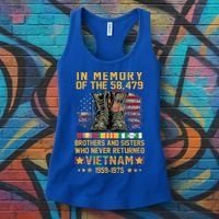 In Memory Of The 58479 Brothers And Sisters Vietnam Veteran Gift Women's Tank Top thumb 3