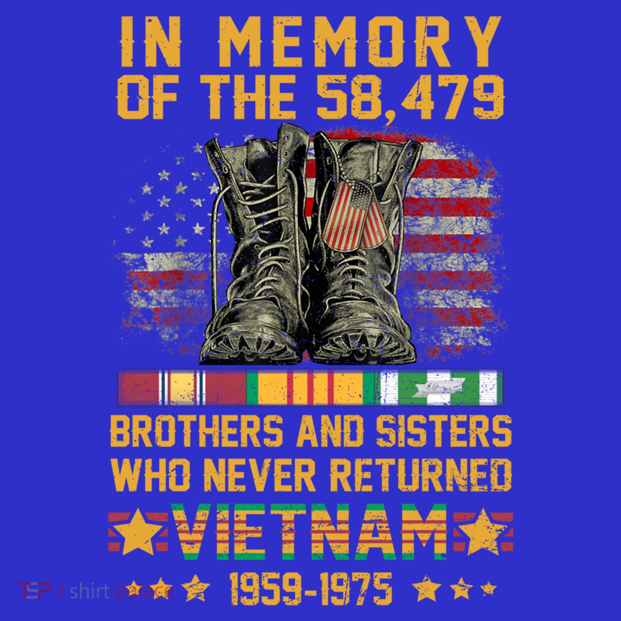 In Memory Of The 58479 Brothers And Sisters Vietnam Veteran Gift Women's Tank Top