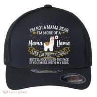 I'm More Of A Mama Llama Funny Mom I'm Not A Mama Bear  Flexfit Unipanel Trucker Cap thumb 0
