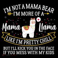I'm More Of A Mama Llama Funny Mom I'm Not A Mama Bear  Coffee Mug thumb 5
