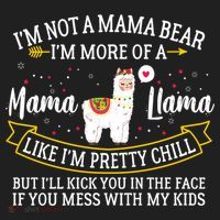 I'm More Of A Mama Llama Funny Mom I'm Not A Mama Bear  Hat thumb 2