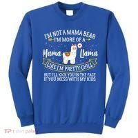 I'm More Of A Mama Llama Funny Mom I'm Not A Mama Bear  Sweatshirt thumb 0