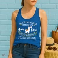 I'm More Of A Mama Llama Funny Mom I'm Not A Mama Bear  Women's Tank Top thumb 2