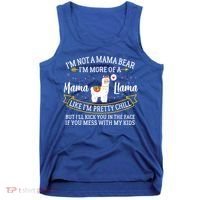 I'm More Of A Mama Llama Funny Mom I'm Not A Mama Bear  Tank Top thumb 0