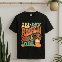 In My Pumpkin Spice Vibe Halloween Thanksgiving Fall Harvest T-Shirt thumb 2