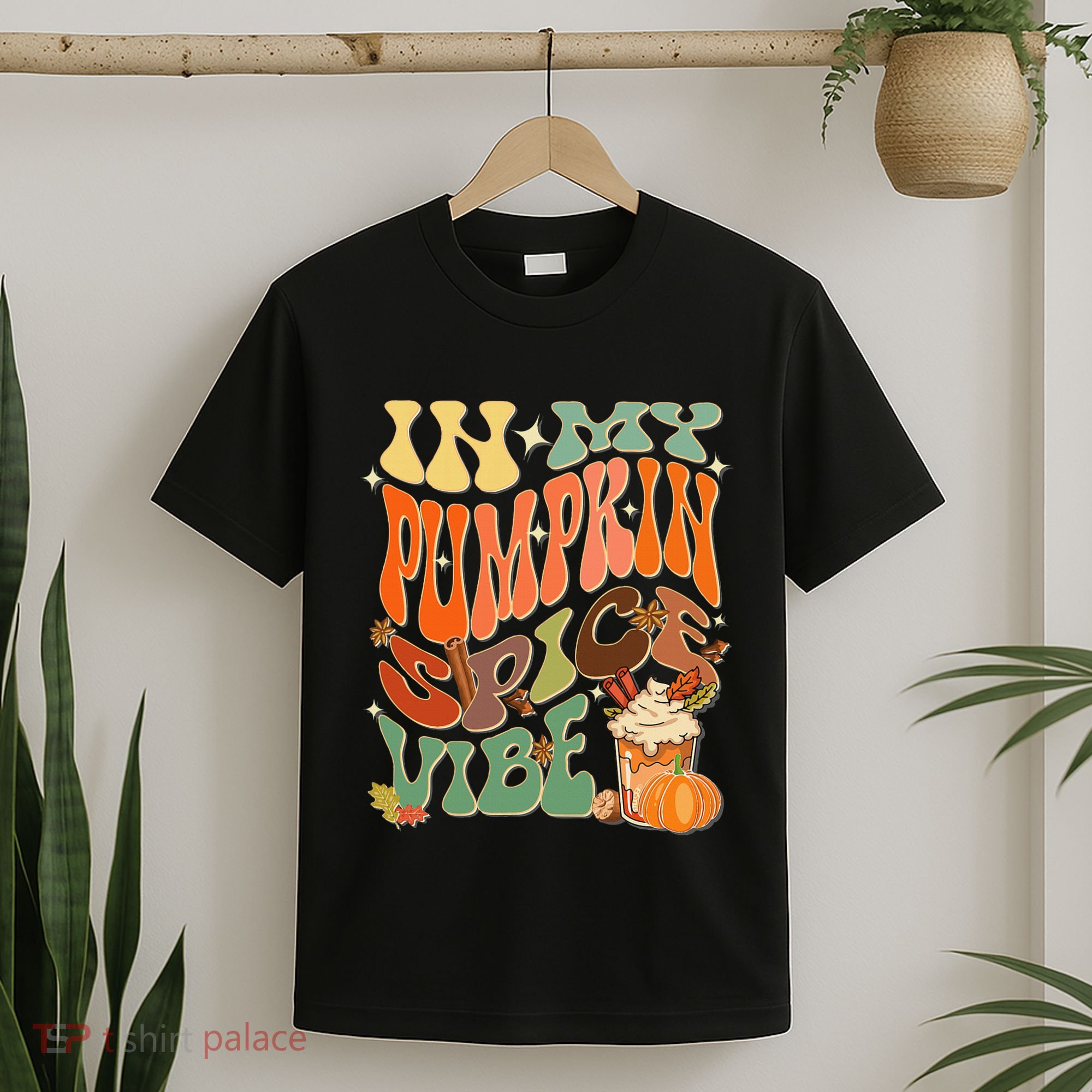In My Pumpkin Spice Vibe Halloween Thanksgiving Fall Harvest T-Shirt