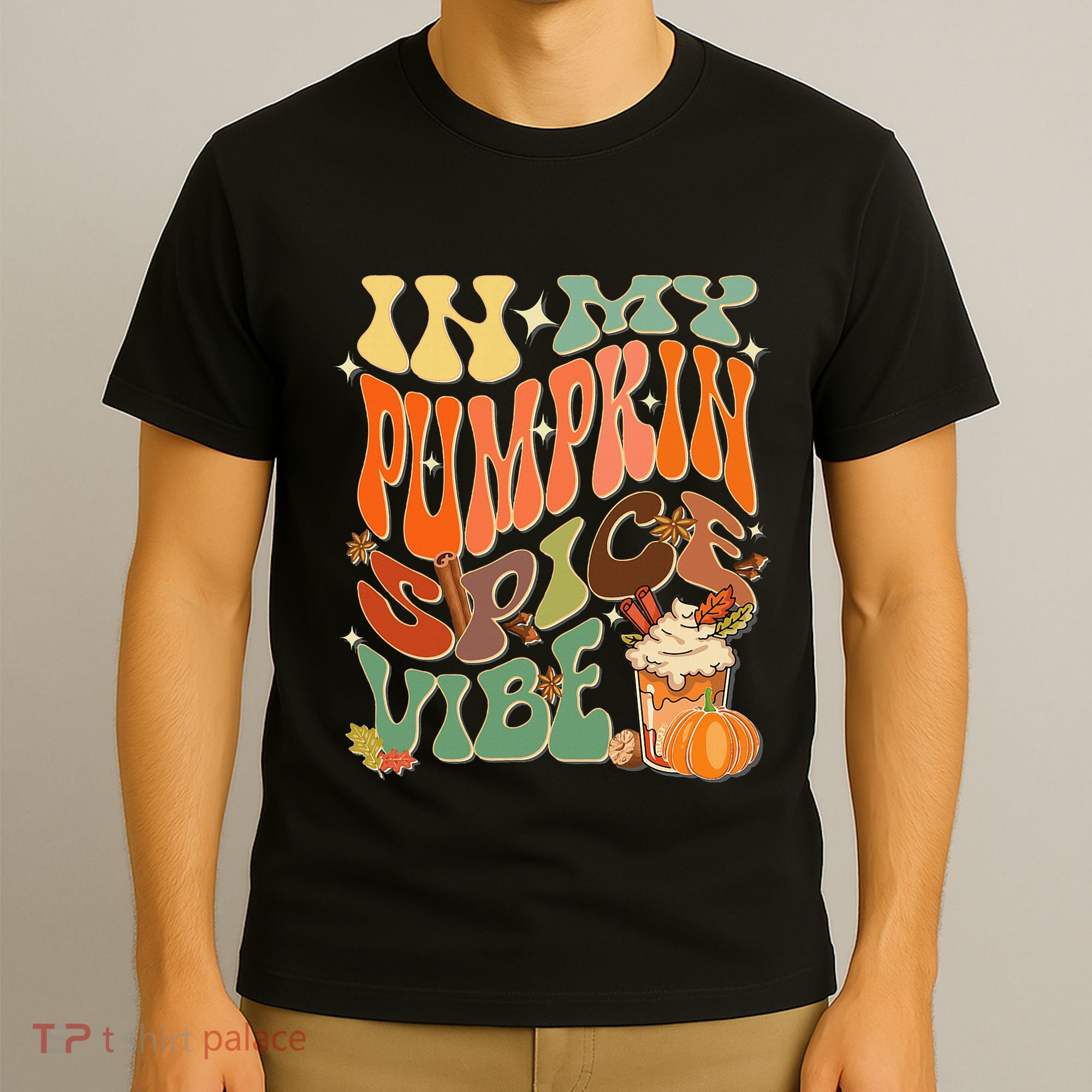 In My Pumpkin Spice Vibe Halloween Thanksgiving Fall Harvest T-Shirt