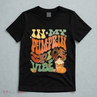 In My Pumpkin Spice Vibe Halloween Thanksgiving Fall Harvest T-Shirt thumb 5