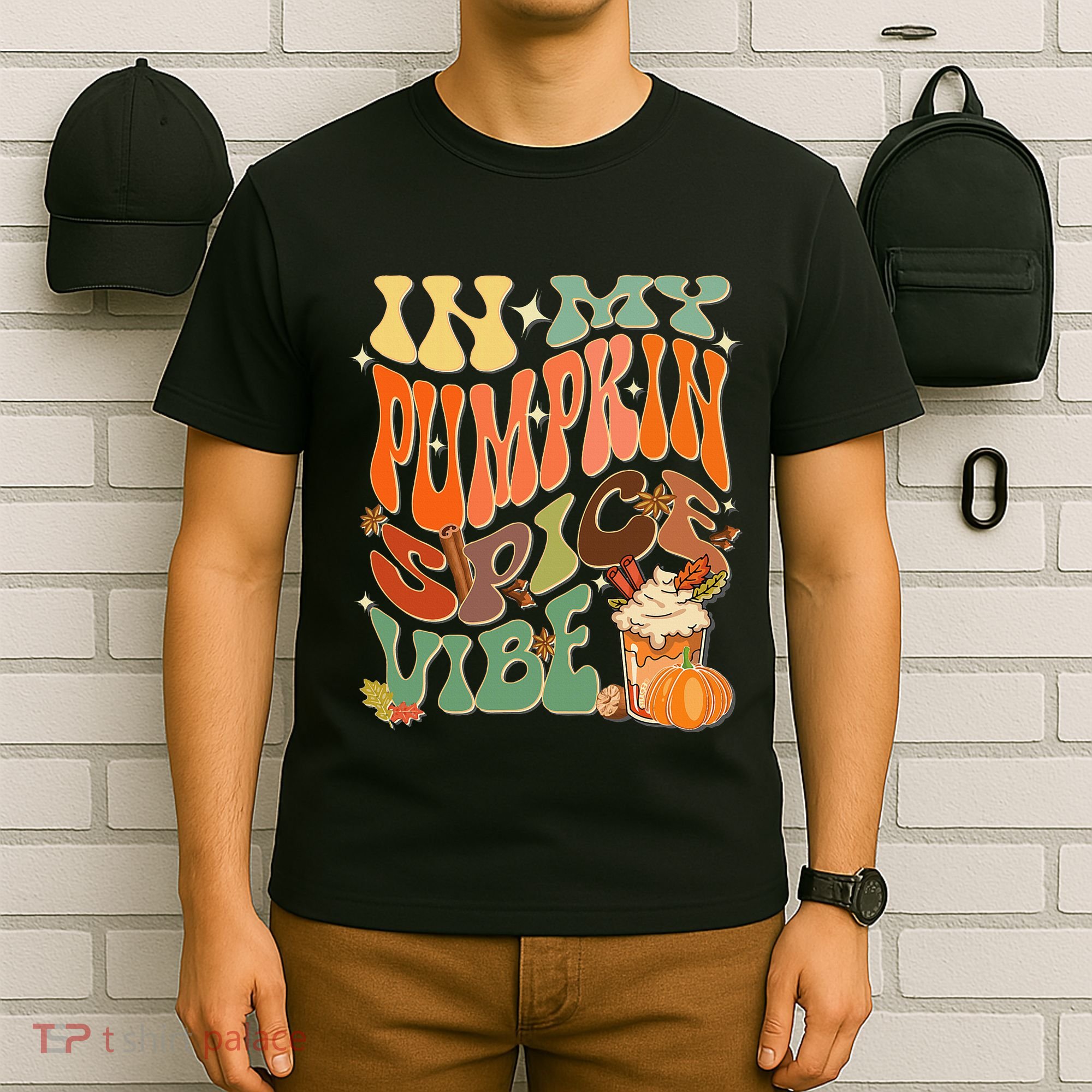 In My Pumpkin Spice Vibe Halloween Thanksgiving Fall Harvest T-Shirt