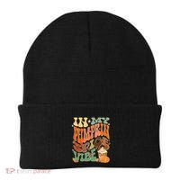 In My Pumpkin Spice Vibe Halloween Thanksgiving Fall Harvest Beanie thumb 0