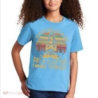 I'm Mostly Peace Love And Light And Little Go F Yours Gift Kids T-Shirt thumb 2
