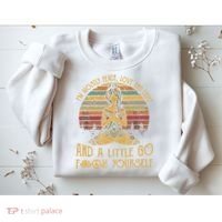 I'm Mostly Peace Love And Light And Little Go F Yours Gift Sweatshirt thumb 2