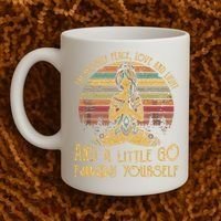 I'm Mostly Peace Love And Light And Little Go F Yours Gift Coffee Mug thumb 2