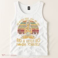 I'm Mostly Peace Love And Light And Little Go F Yours Gift Tank Top thumb 2