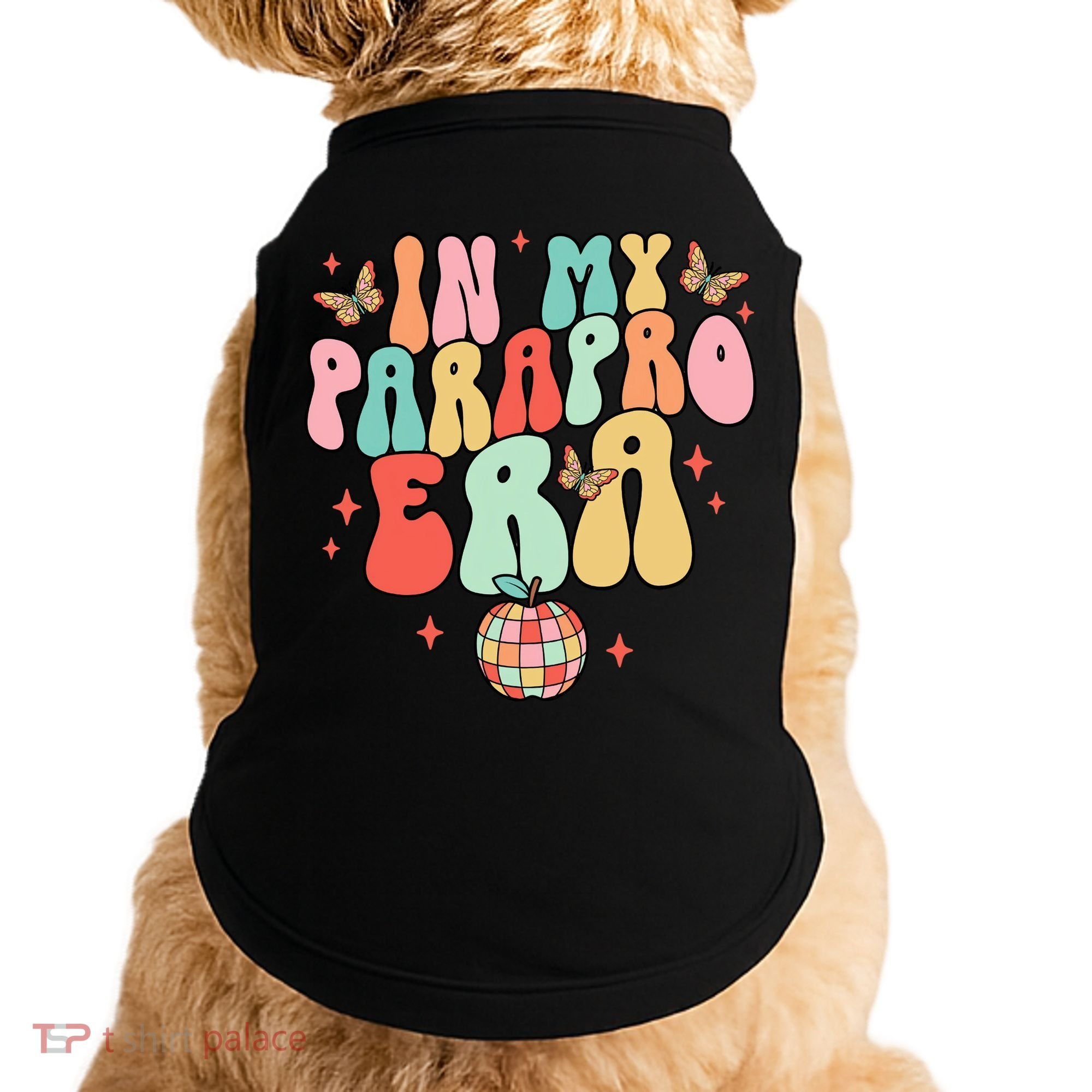 In My Parapro Era Cool Para Club Paraprofessional Teacher Doggie Tank