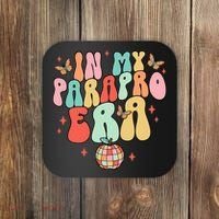 In My Parapro Era Cool Para Club Paraprofessional Teacher Coaster thumb 0